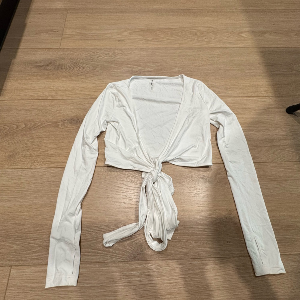 Tna White wrap top